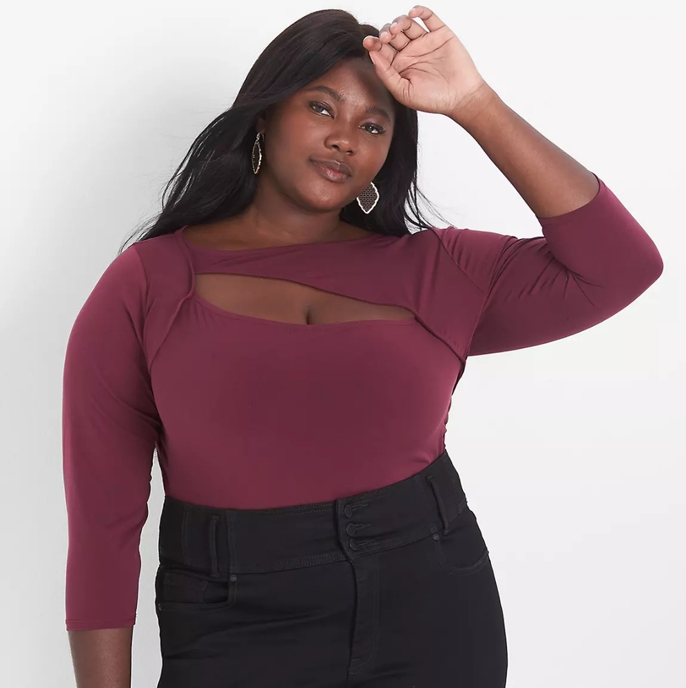 Gorgeous Lane Bryant Bodysuit